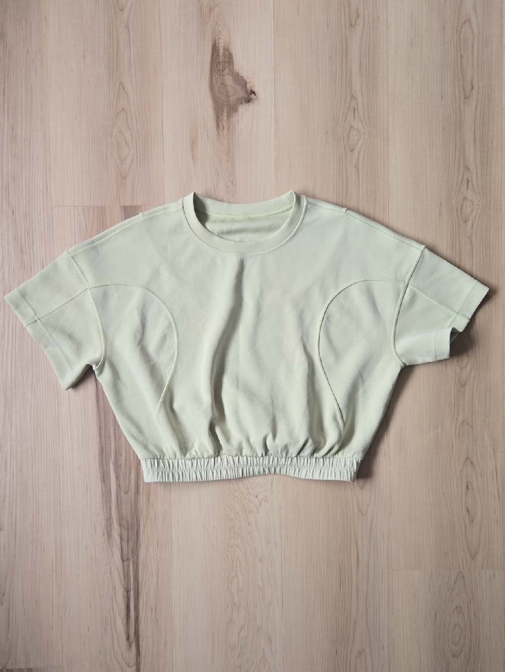 Lululemon Softstreme Gathered T-Shirt, Dewy, Size 6